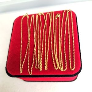 18k gold tauco chain